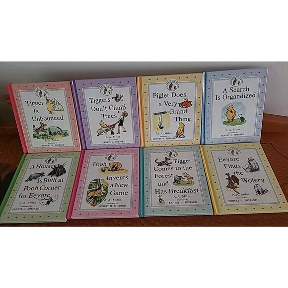 Set Of 8 The Original Pooh Treasury Books Hardcover Ernest Shepard - Picture 1 of 15